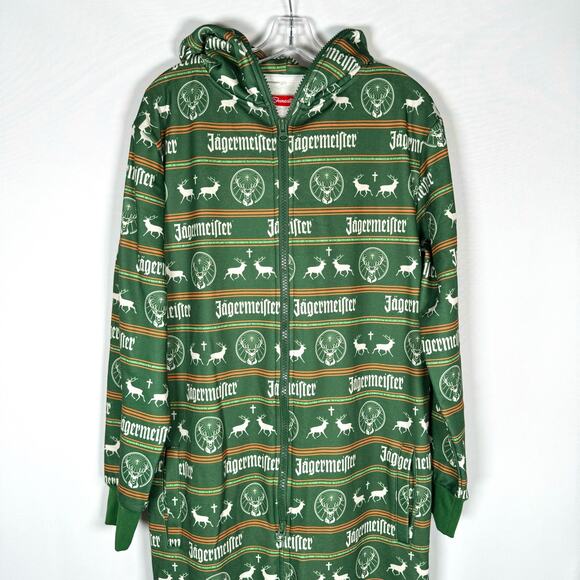 The Label - Shinesty Jägermeister Holiday Onesie Men's Size M - Picture 2 of 6